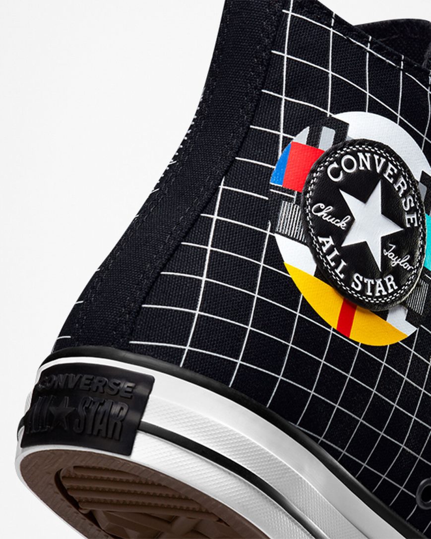 Tenisi Inalti Barbati Converse Chuck Taylor All Star Color Grid Albi Colorati Maro | RO ZYKHV427